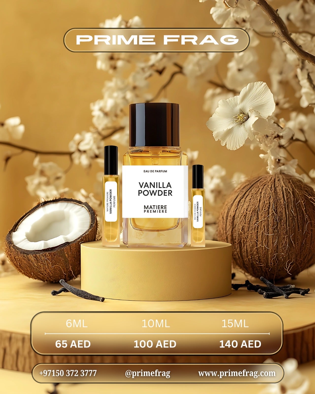 MATIERE PREMIERE VANILLA POWDER